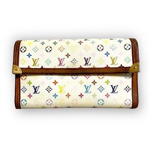 Louis Vuitton Porte Tresor International Long Wallet Multicolor Monogram